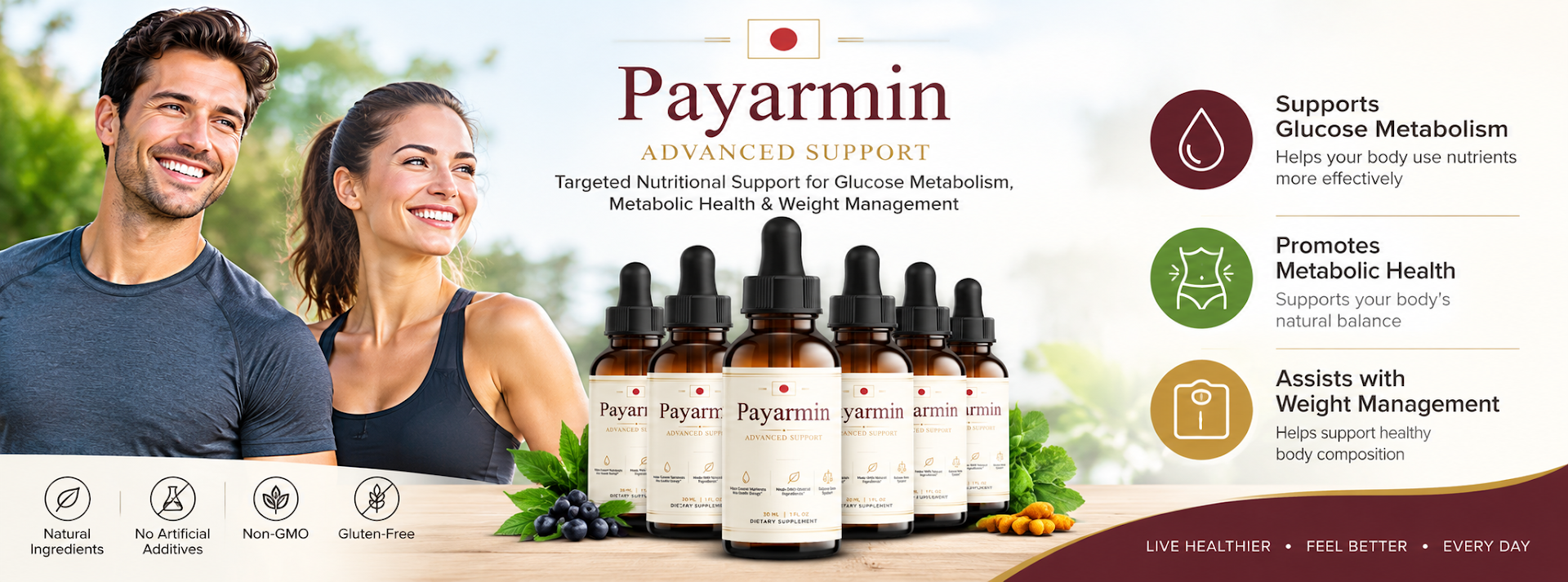 Payarmin Advanced Support: supports glucose metabolism, promotes metabolic health and assists with weight management