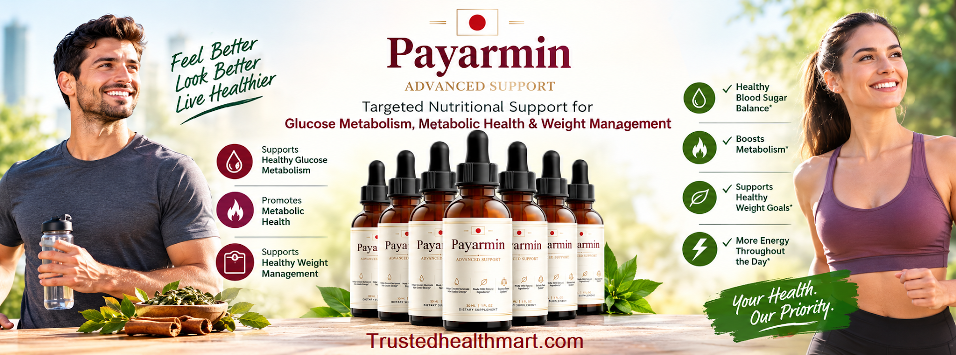 Feel better, look better, live healthier with Payarmin Advanced Support from Trustedhealthmart.com
